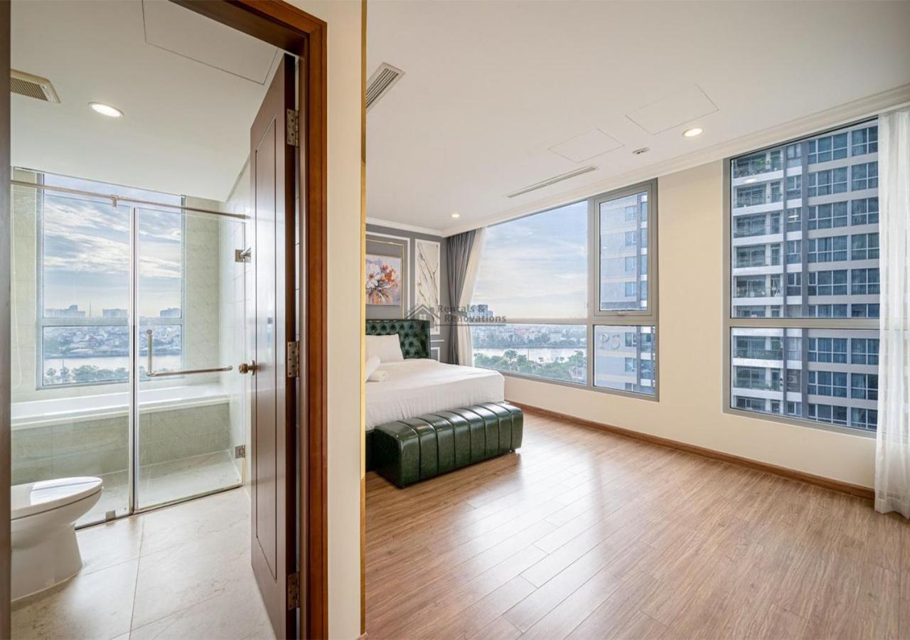 The Vinhomes Central Park Apartments - The Buildings Surrounding Landmark 81 Хошимин Екстериор снимка