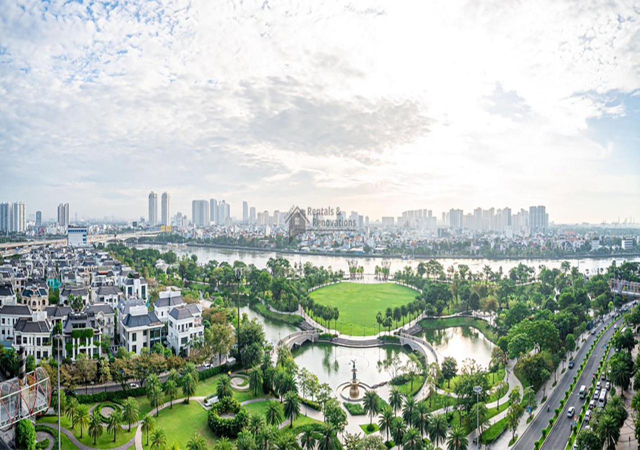 The Vinhomes Central Park Apartments - The Buildings Surrounding Landmark 81 Хошимин Екстериор снимка